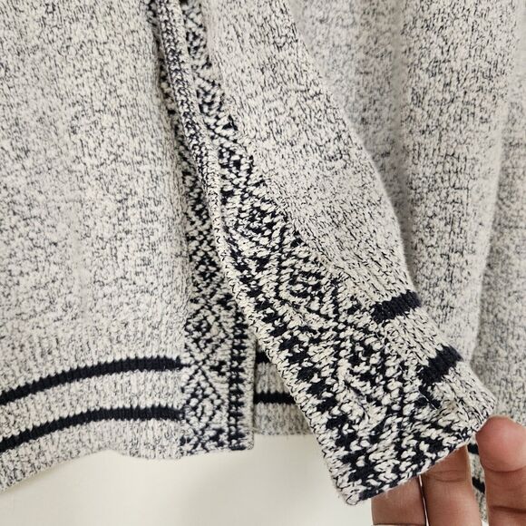 Vtg Jantzen Preppy Cardigan Sweater Mens M Navy Grandpa Tennis Cottagecore Boho - Picture 4 of 8